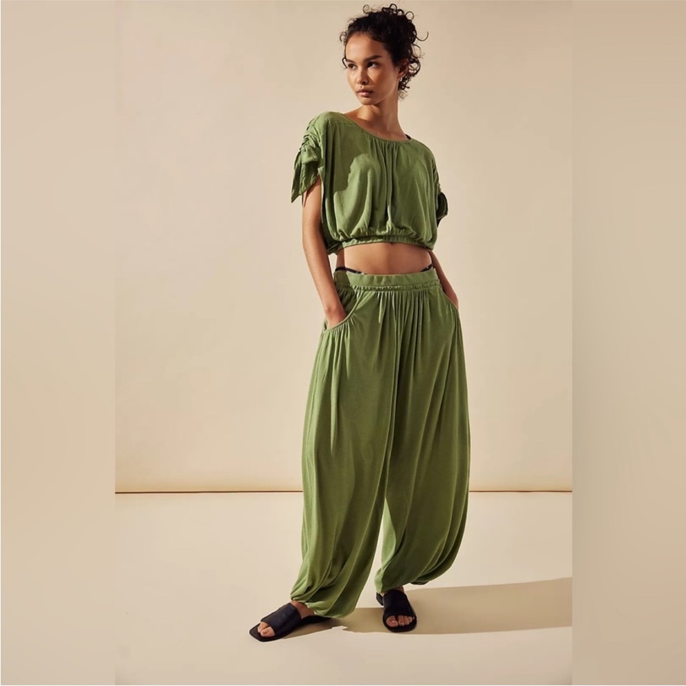 Free People Paola Set M Green